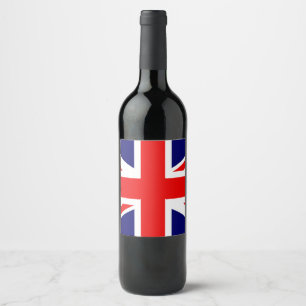 Union Jack Wine Label
