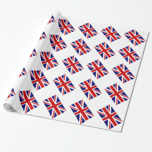 Union jack wrapping paper with British flag