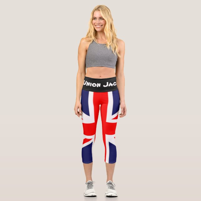Union Jack Yoga Pants (Front)