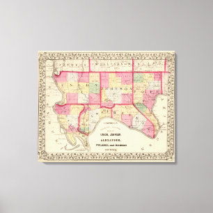 Union, Johnson, Alexander, Pulaski Canvas Print
