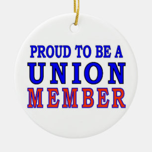 UNION MEMBER CERAMIC TREE DECORATION