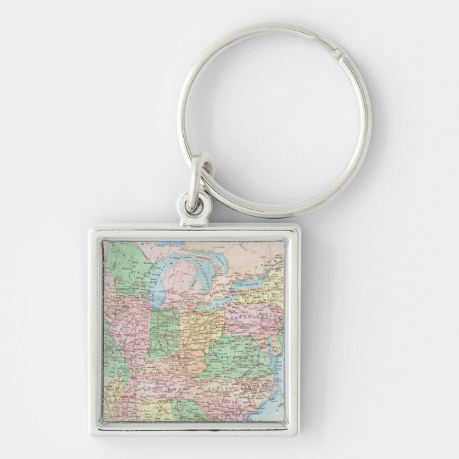 Union Military Chart Key Ring (Front)