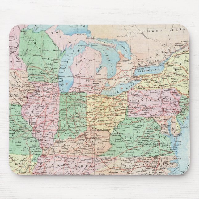 Union Military Chart Mouse Mat (Front)