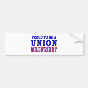 UNION MILLWRIGHT BUMPER STICKER