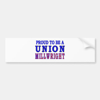 UNION MILLWRIGHT BUMPER STICKER