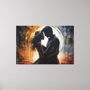 Union of Hearts Canvas Print