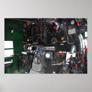 Union Pacific 844 Cab Poster