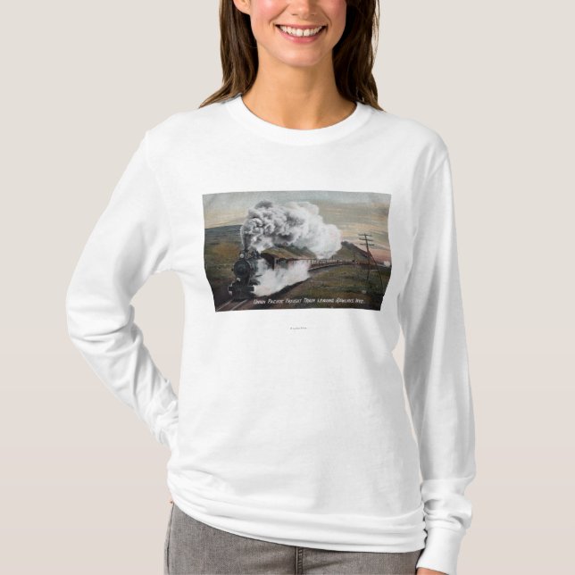 Union Pacific Freight Train View T-Shirt (Front)