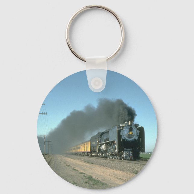 Union Pacific No. 8444 powers_Steam Trains Key Ring (Front)