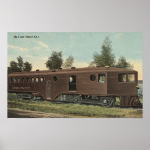 Union Pacific RailroadMcKeen Motor Car View Poster
