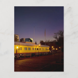Union Pacific Train in Old Sacramento Postcard