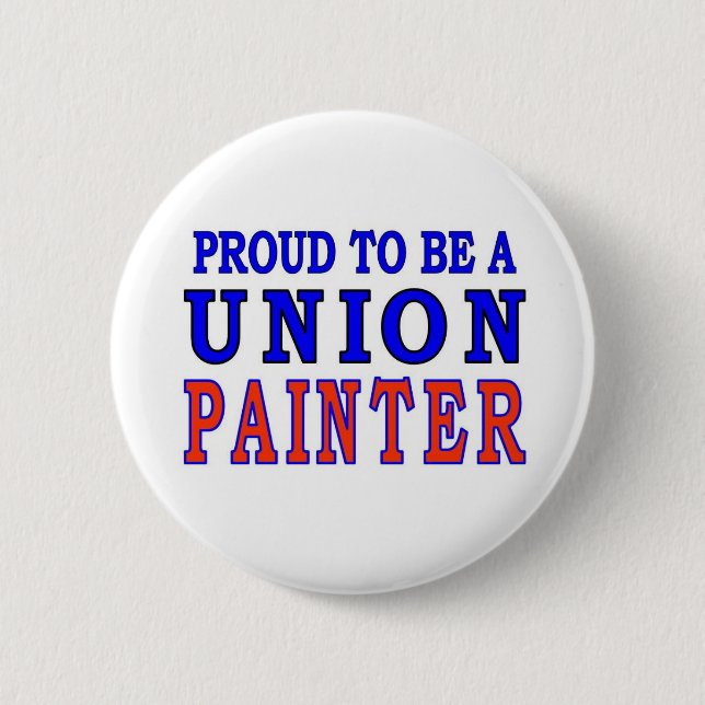 UNION PAINTER 6 CM ROUND BADGE (Front)