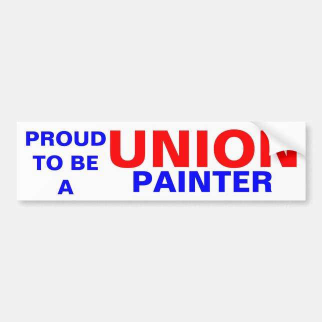 UNION PAINTER BUMPER STICKER (Front)