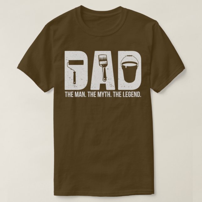 Union Painter Father Dad Painter House Painter  T-Shirt (Design Front)