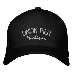 Union Pier Michigan Embroidered Hat
