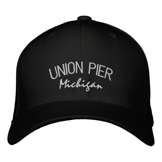 Union Pier Michigan Embroidered Hat (Front)