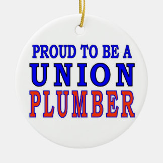 UNION PLUMBER CERAMIC TREE DECORATION