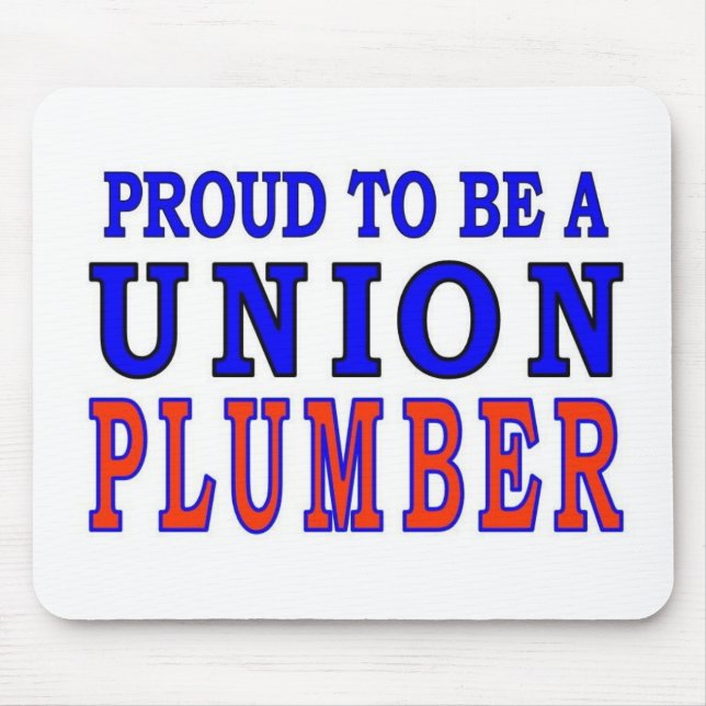 UNION PLUMBER MOUSE MAT (Front)