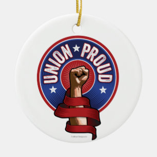 Union Proud Ceramic Tree Decoration