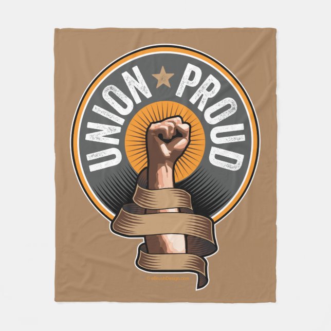 Union Proud Fleece Blanket (Front)