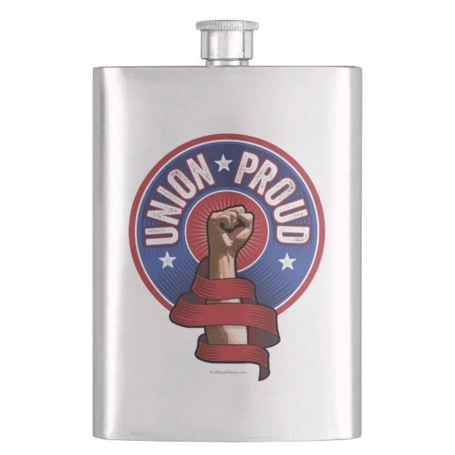 Union Proud Hip Flask (Front)