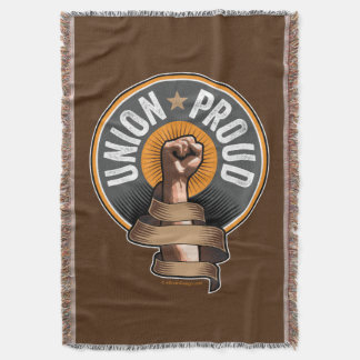 Union Proud Throw Blanket