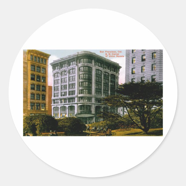 Union Square Classic Round Sticker (Front)