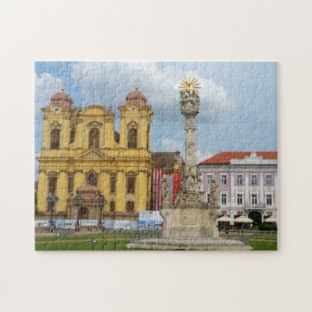 Union square (Unirii Square),Timisoara, Romania Jigsaw Puzzle (Horizontal)