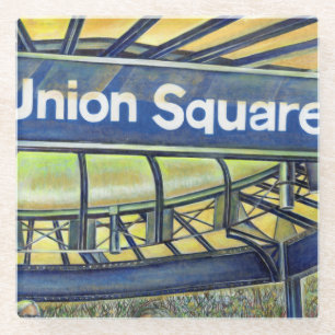 Union Square's Parlour Glass Coaster