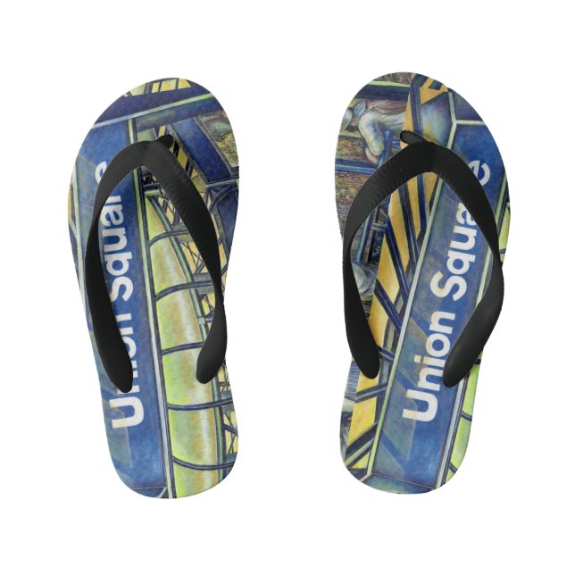 Union Square's Parlour Kid's Flip Flops (Footbed)