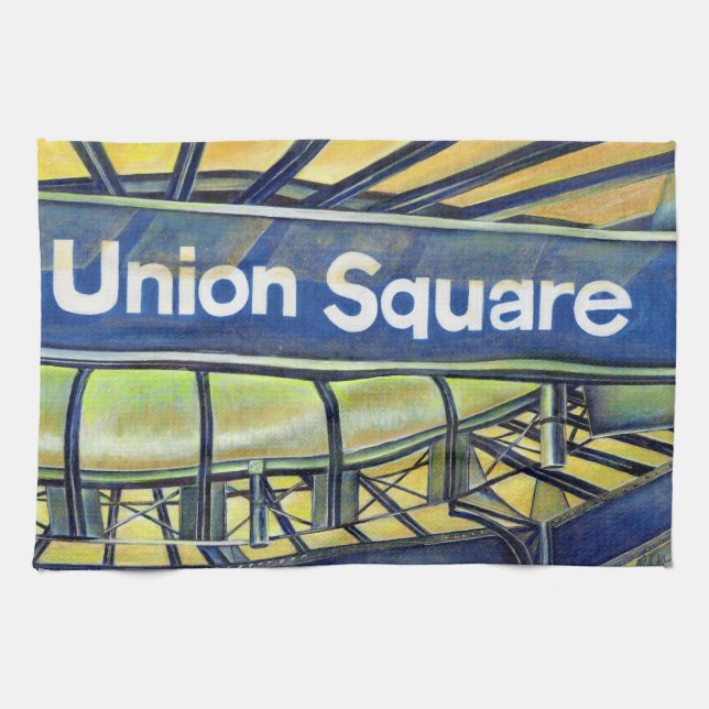 Union Square's Parlour Tea Towel (Horizontal)