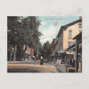 Union St, Lambertville, New Jersey 1907 Postcard