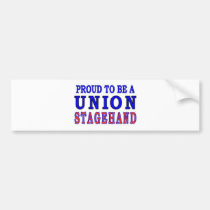 UNION STAGEHAND BUMPER STICKER