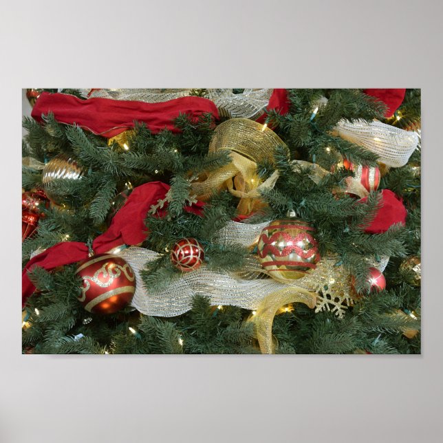 Union Station Christmas Tree Ornaments Poster (Front)