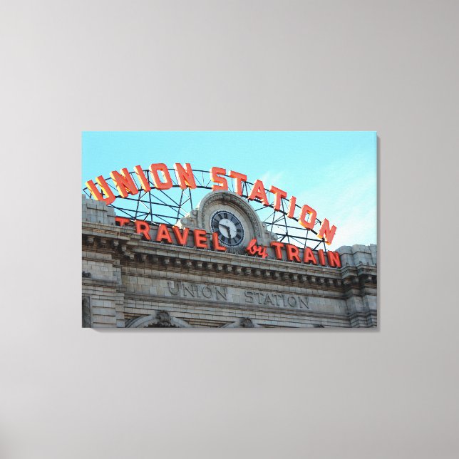 Union Station - Downtown Denver Canvas Print (Front)