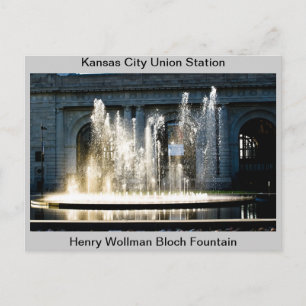 Union Station Fountain Postcard