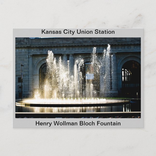 Union Station Fountain Postcard (Front)