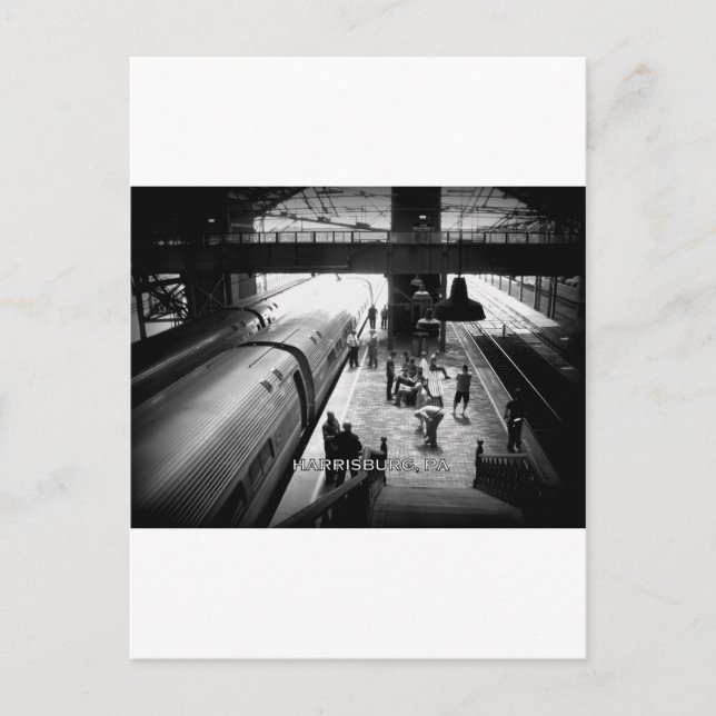 UNION STATION - Harrisburg, PA Postcard (Front)