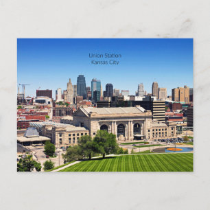 Union Station, Kansas City, Missouri photograph Holiday Postcard