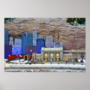 Union Station, Model Train Exhibit, Kansas City Poster