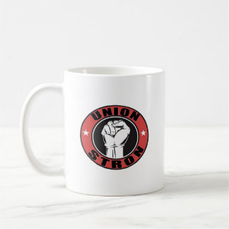 Union Strong American Flag Labour Day  Coffee Mug