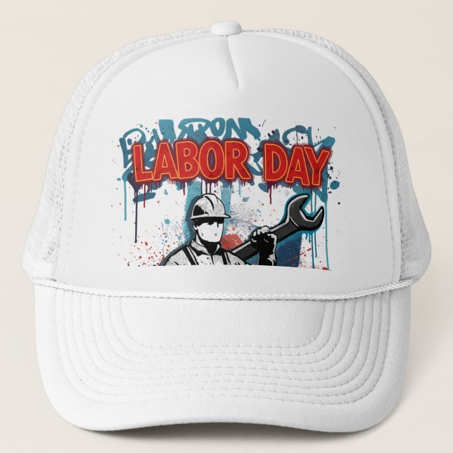 Union Strong – Celebrate Workers with Pride Trucker Hat (Front)