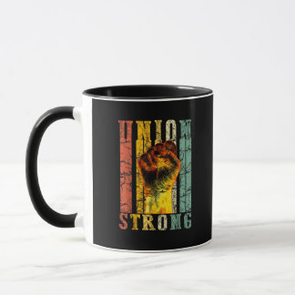 Union Strong Fist Proud Labour Day Workers Septemb Mug