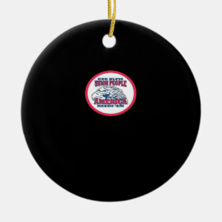 Union Strong Funny Meme Classic Ceramic Tree Decoration