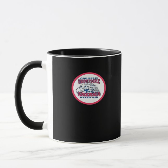 Union Strong Funny Meme Classic Mug (Left)