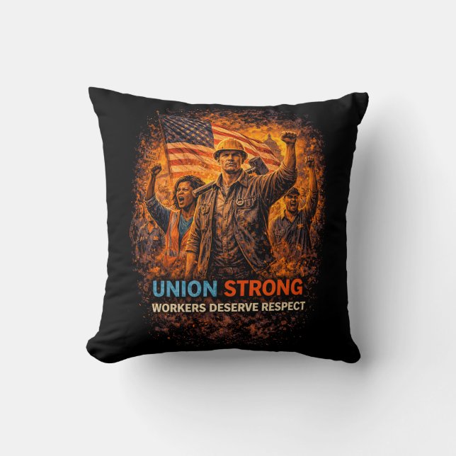 Union Strong Rising Cushion (Front)