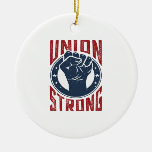 Union Strong (Rwb) Classic Ceramic Tree Decoration