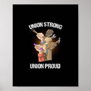 Union Strong Union Proud - Labour Party - Labour D Poster