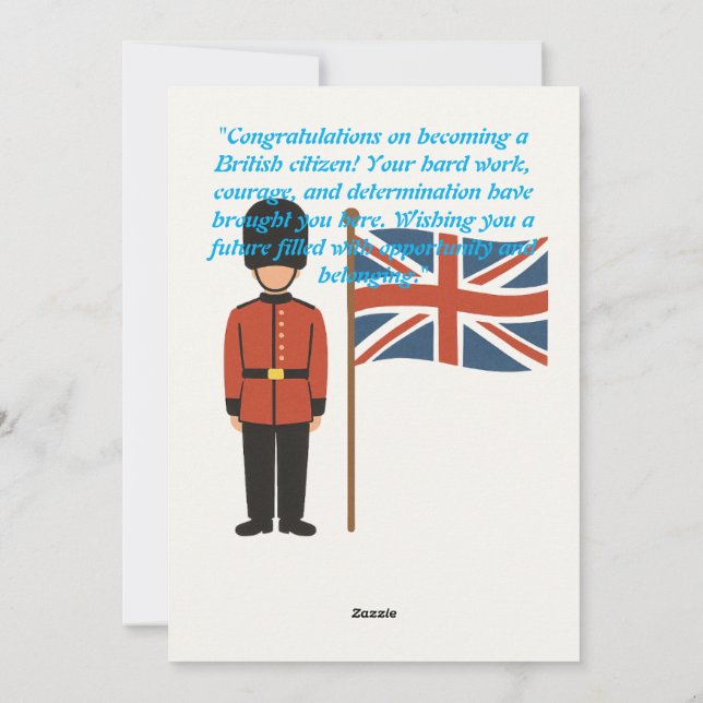 Union & Tea – British Citizenship Cards & Gifts (Back)