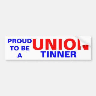 UNION TINNER BUMPER STICKER
